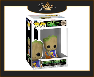 Marvel - Groot with Cheese Puffs #1196 Funko Fair 2023