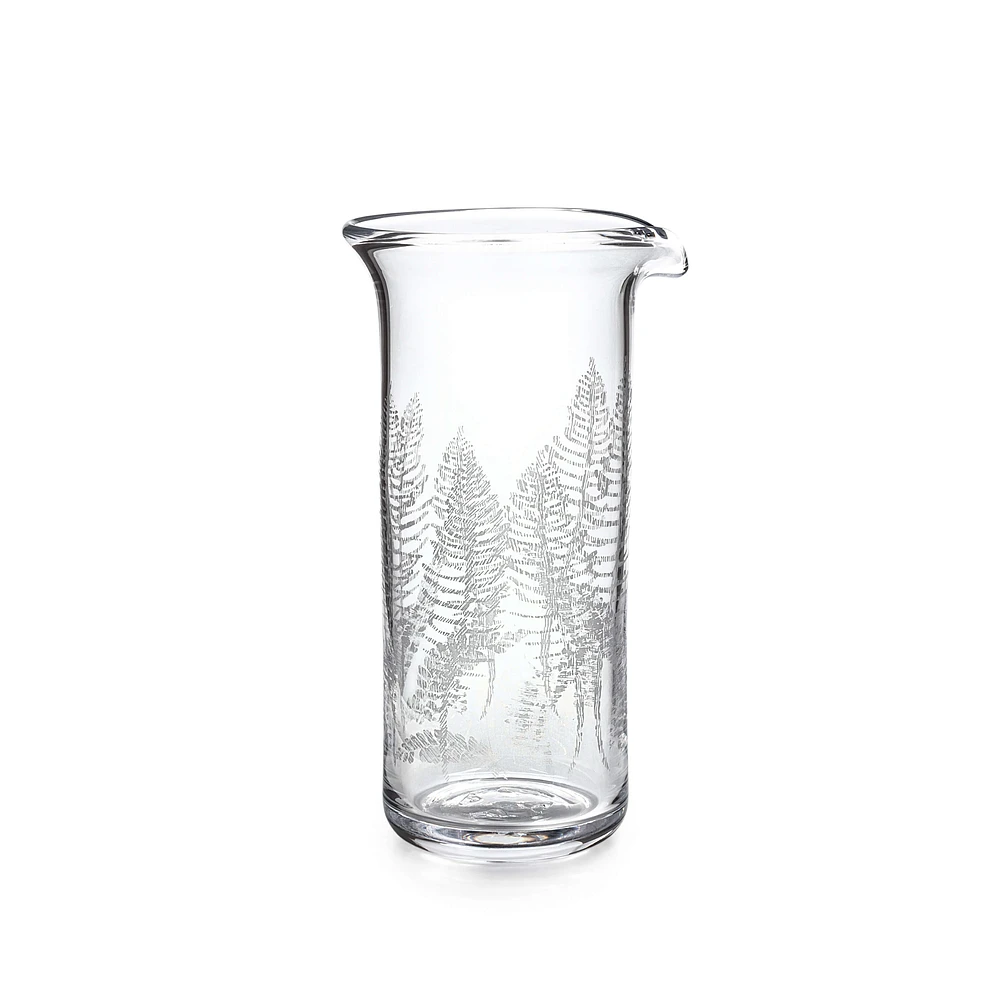 Engraved Fern Ascutney Bar Pitcher - Tall