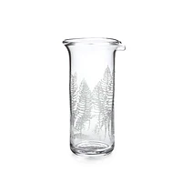 Engraved Fern Ascutney Bar Pitcher - Tall