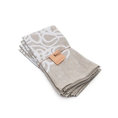 Knot Linen Napkins - Set of 4