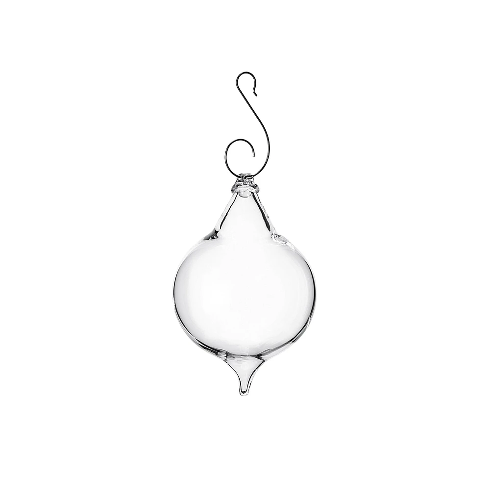 Finial Clear Ornament