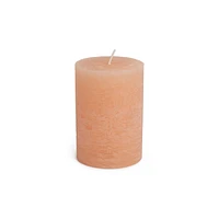 Apricot Pillar Candle - 2.75 x 4