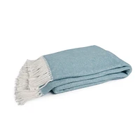 Matouk Cerulean Pezzo Throw