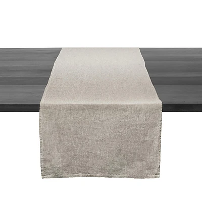 Linen Runner, 95 Inch — Natural