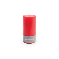 Pillar Candle — Holiday Red