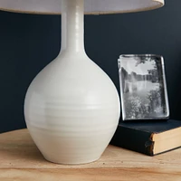 Warren Pottery Lamp, Small — Alabaster