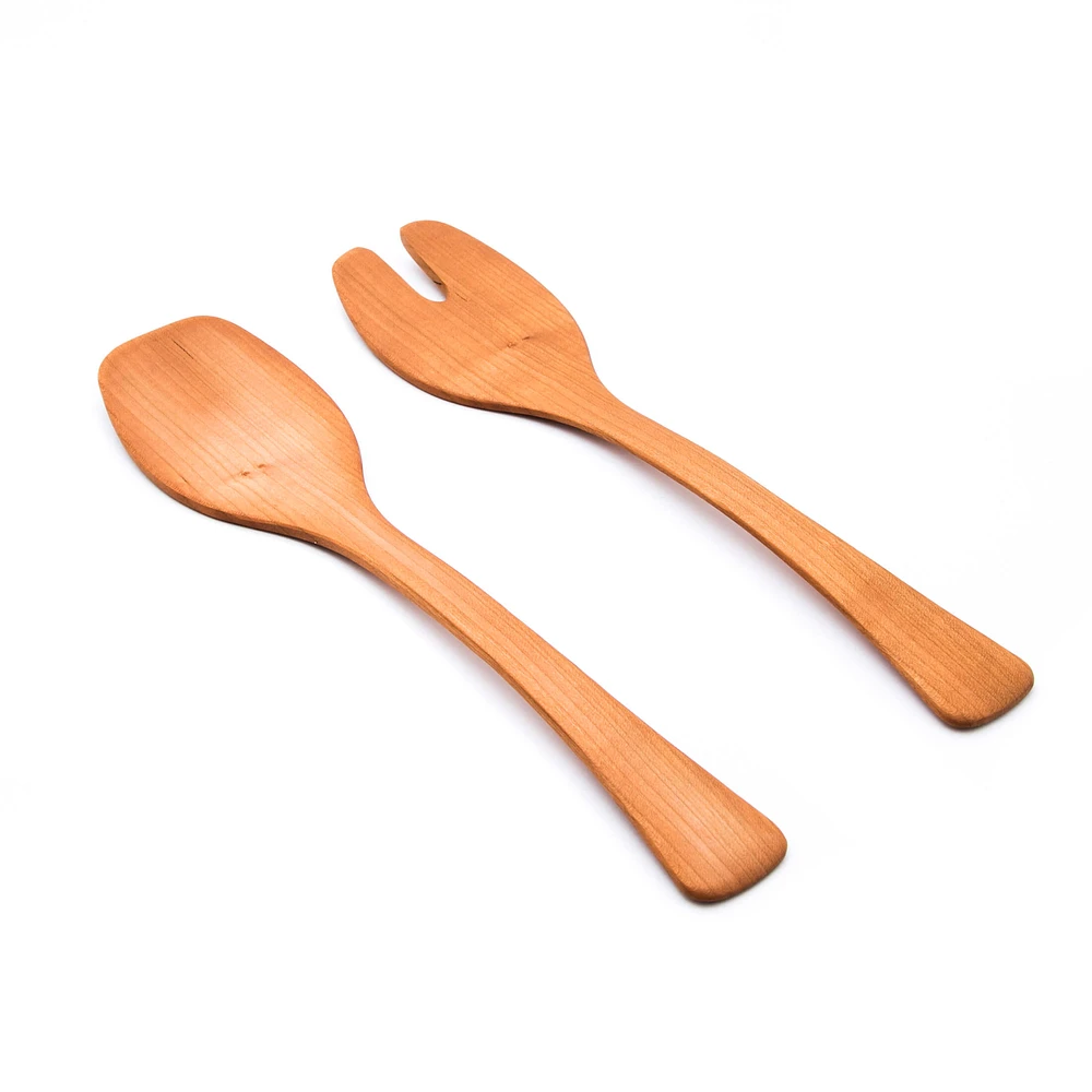 Salad Servers — Cherry