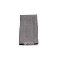 Hemmed Linen Napkins, Set of 4 — Grey