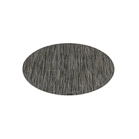 Grey Flannel Bamboo Oval Placemat