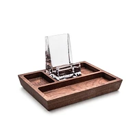 Woodbury Phone Holder Caddy — Walnut