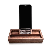 Woodbury Phone Holder Caddy — Walnut