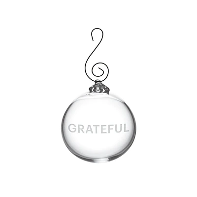 Round Ornament — GRATEFUL