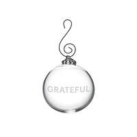 Round Ornament — GRATEFUL