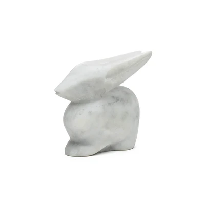 White Marble Rabbit in Gift Box