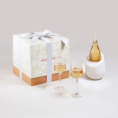 Vintner White Wine Glass & Chiller Gift Set ($320 Value)