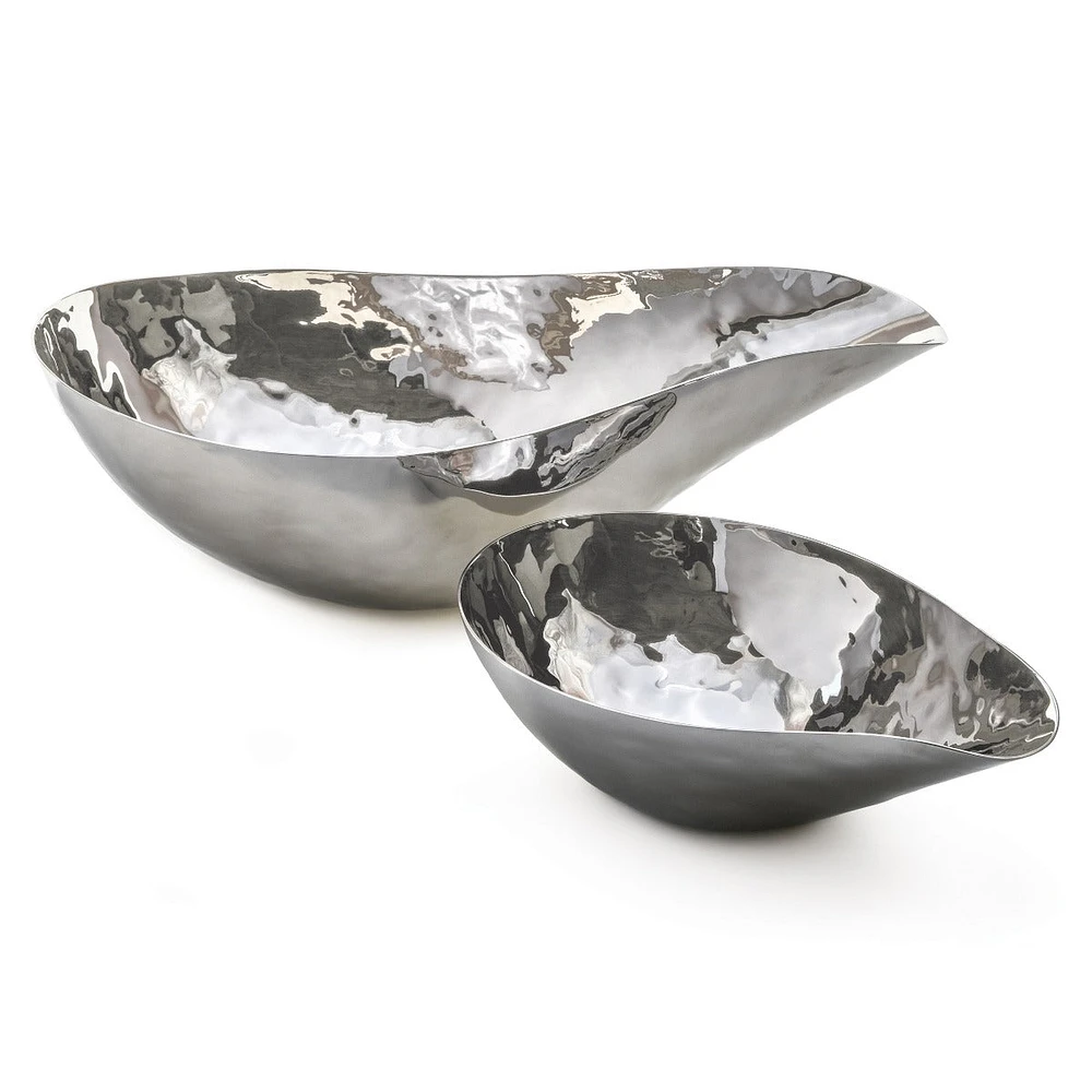 Hammered Stainless Steel Bowl, Small