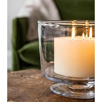 Pillar Candle, 6" x 4" — Ivory Three Wick