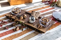 Dunmore Board + Glass Bowl Set — Black Walnut