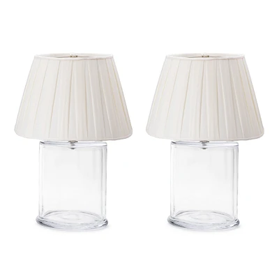 Nantucket Lamp & Pembroke Shade, Set of 2