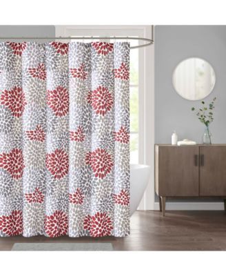 Delilah 72" x 72" Faux-Linen Shower Curtain