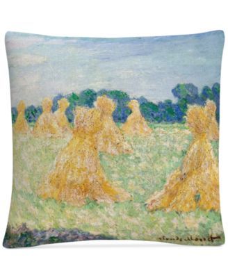 Claude Monet The Young Ladies Of Givemy Decorative Pillow, 16" x 16"