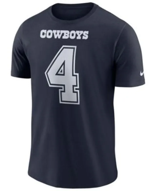 Nike Men's Dak Prescott Dallas Cowboys Pride Name and Number Wordmark T- Shirt