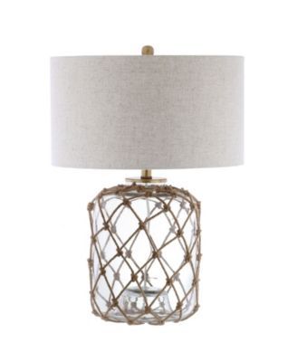 Mer Glass and Rope LED Table Lamp