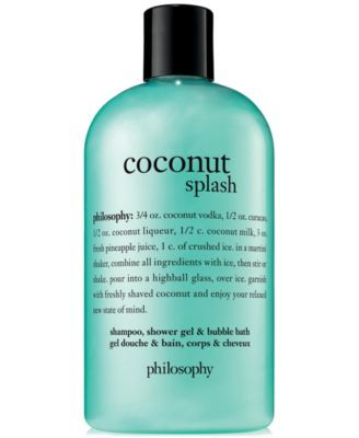 Coconut Splash Shampoo, Shower Gel & Bubble Bath, 16-oz.