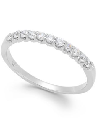 Diamond Scalloped Band in 14k White Gold (1/4 ct. t.w.)