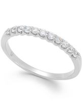 Diamond Scalloped Band in 14k White Gold (1/4 ct. t.w.)