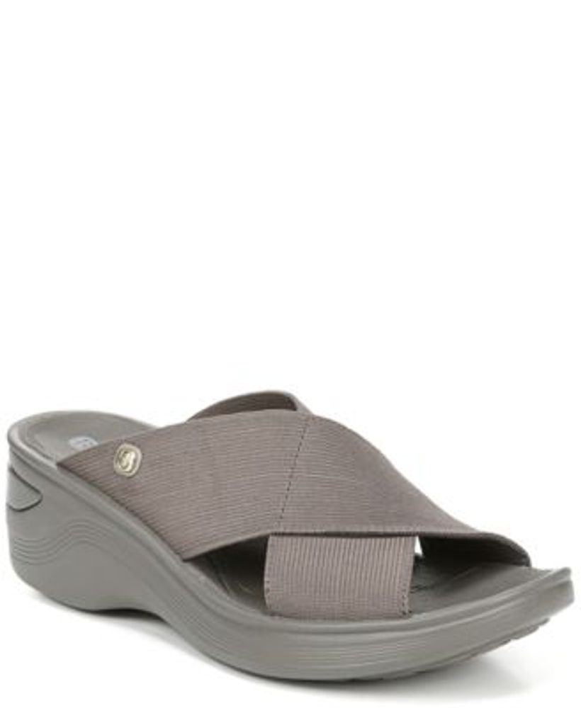 Bzees Desire Washable Wedge Slides 