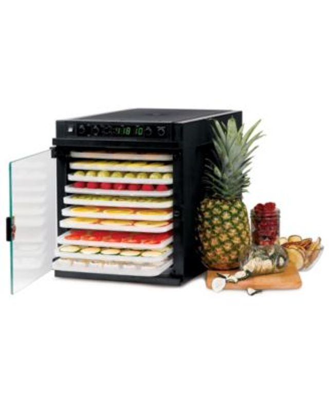 Ronco Turbo EZ-Store 5-Tray Dehydrator with Convection Air Flow, Food  Preserver Adjustable Temperature Control, Quiet Operation, for Jerky,  Fruits, Vegetables, Herbs, White 