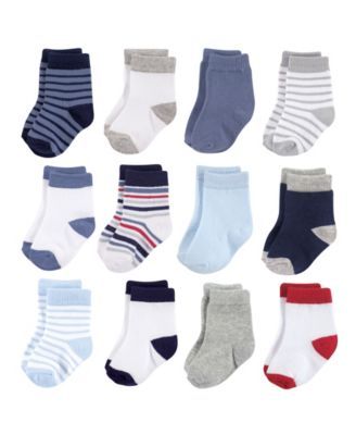 Basic Crew Socks, 12-Pack, 0-24 Months