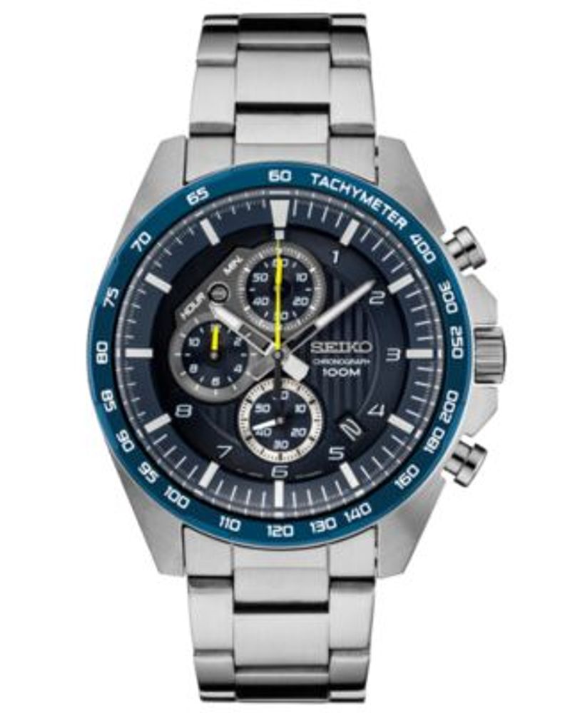 Seiko Men's Chronograph Stainless Steel Bracelet Watch  | Connecticut  Post Mall