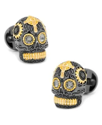 Houston Astros Sugar Skull Cufflinks