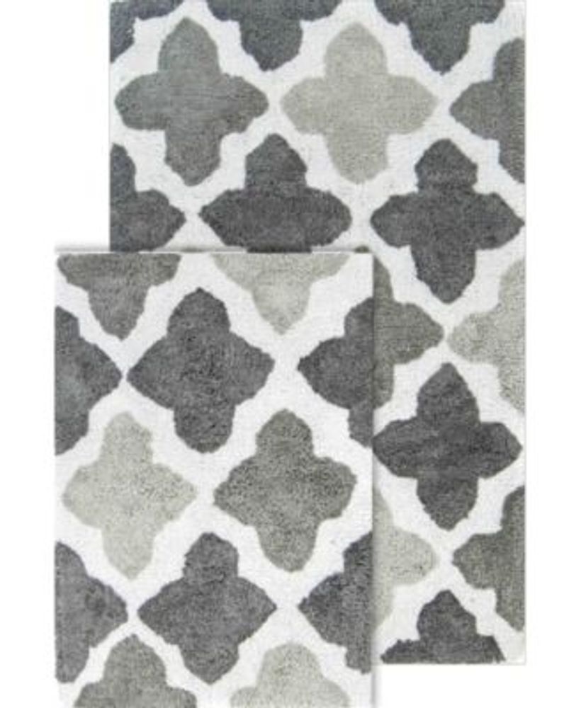 Gray Bath Rugs & Mats - Macy's