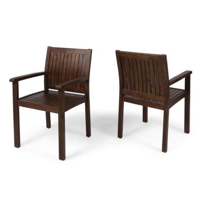 Wilson Outdoor Dining Chair, Set of 2