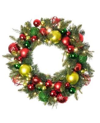 30" Pre-Lit LED Wreath