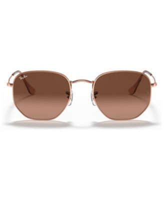 Unisex  Sunglasses, RB3548N 51 HEXAGONAL FLAT LENSES
