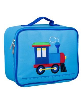 Train Embroidered Lunch Box
