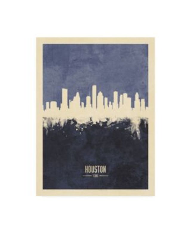 Houston Texas Skyline #23 Tote Bag by Michael Tompsett - Michael