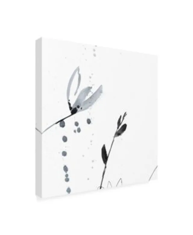 Trademark Fine Art 'Book Pressed Flowers I' Canvas Art by Jennifer Goldberger