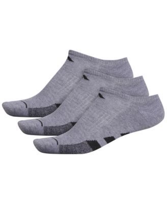 Men's 3-Pk. Cushioned No-Show Socks