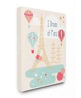 I Dream of Paris Canvas Wall Art