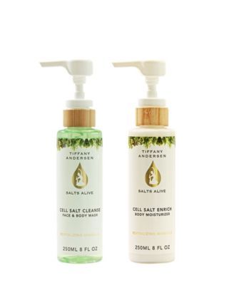 Cell Salt Cleanse Body Wash and Enrich Lotion 2 Piece feat. Hemp Seed Oil