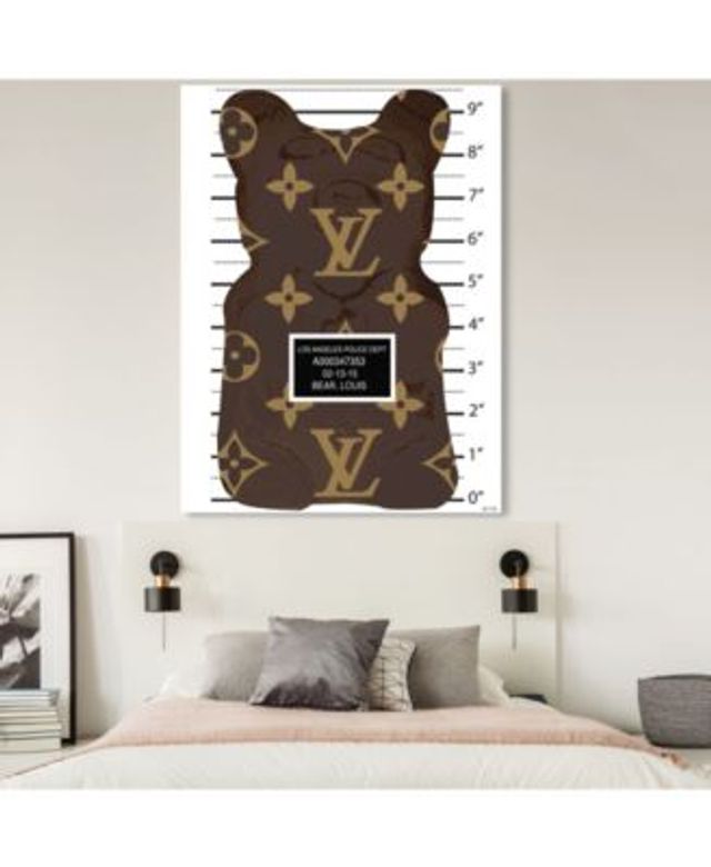 bedroom louis vuitton wall stickers