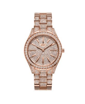 Women's Cristal Diamond (1/8 ct. t.w.) Watch in 18k Rose Gold-plated Stainless-steel Watch 38mm
