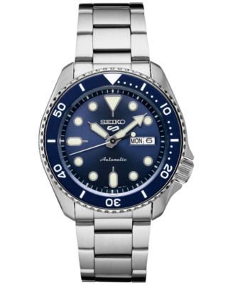 Men's Automatic 5 Sports Stainless Steel Bracelet Watch 42.5mm