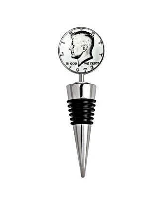 Proof JFK Half Dollar Coin Wine Stopper