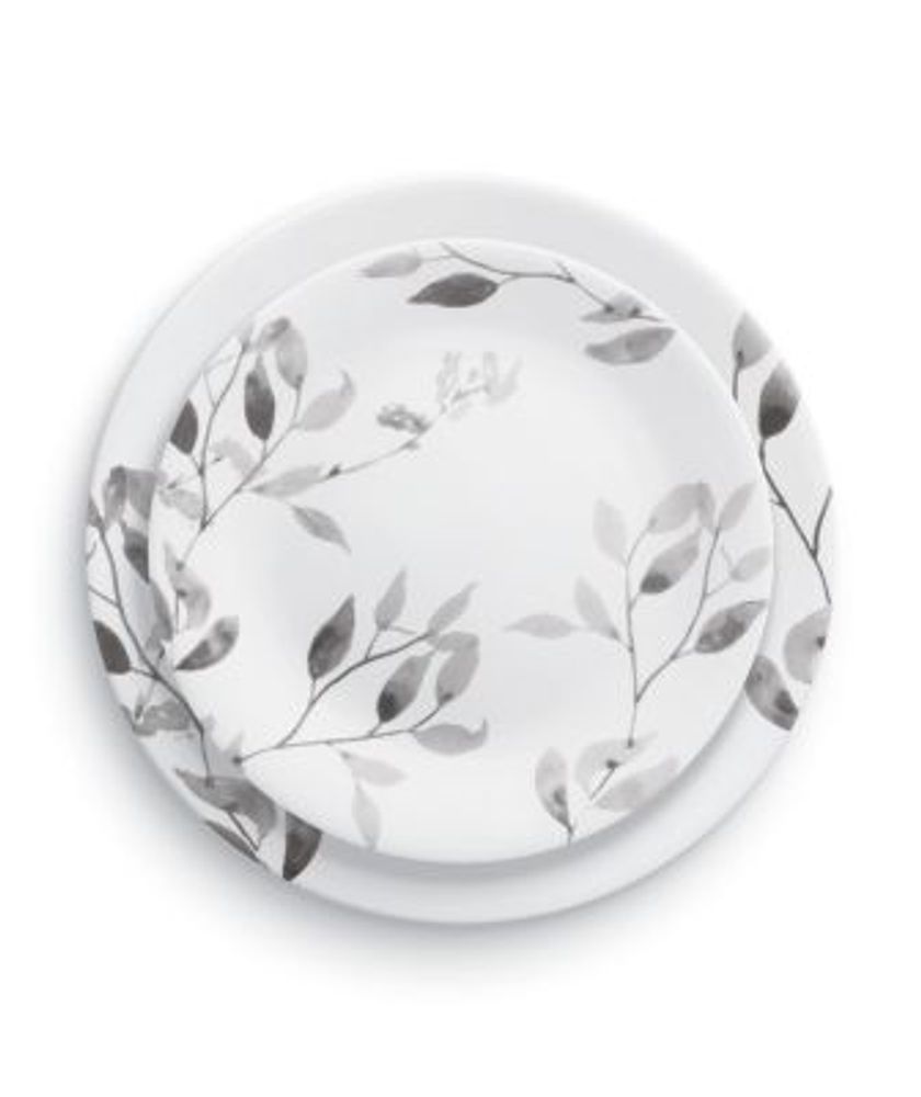 Corelle Boutique Dinnerware, Misty Leaves, 12 Piece - 12 piece